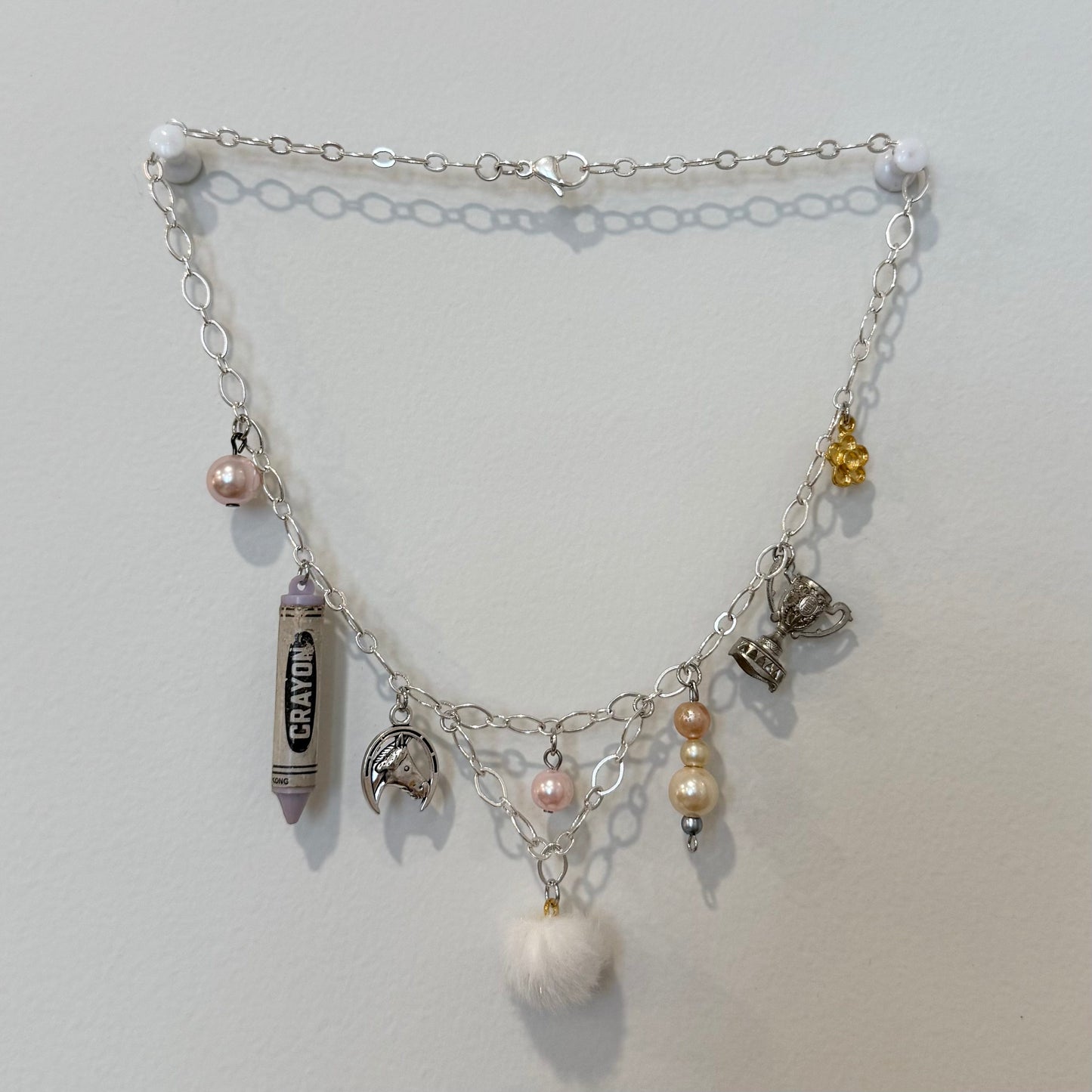 my jacket pocket charm necklace