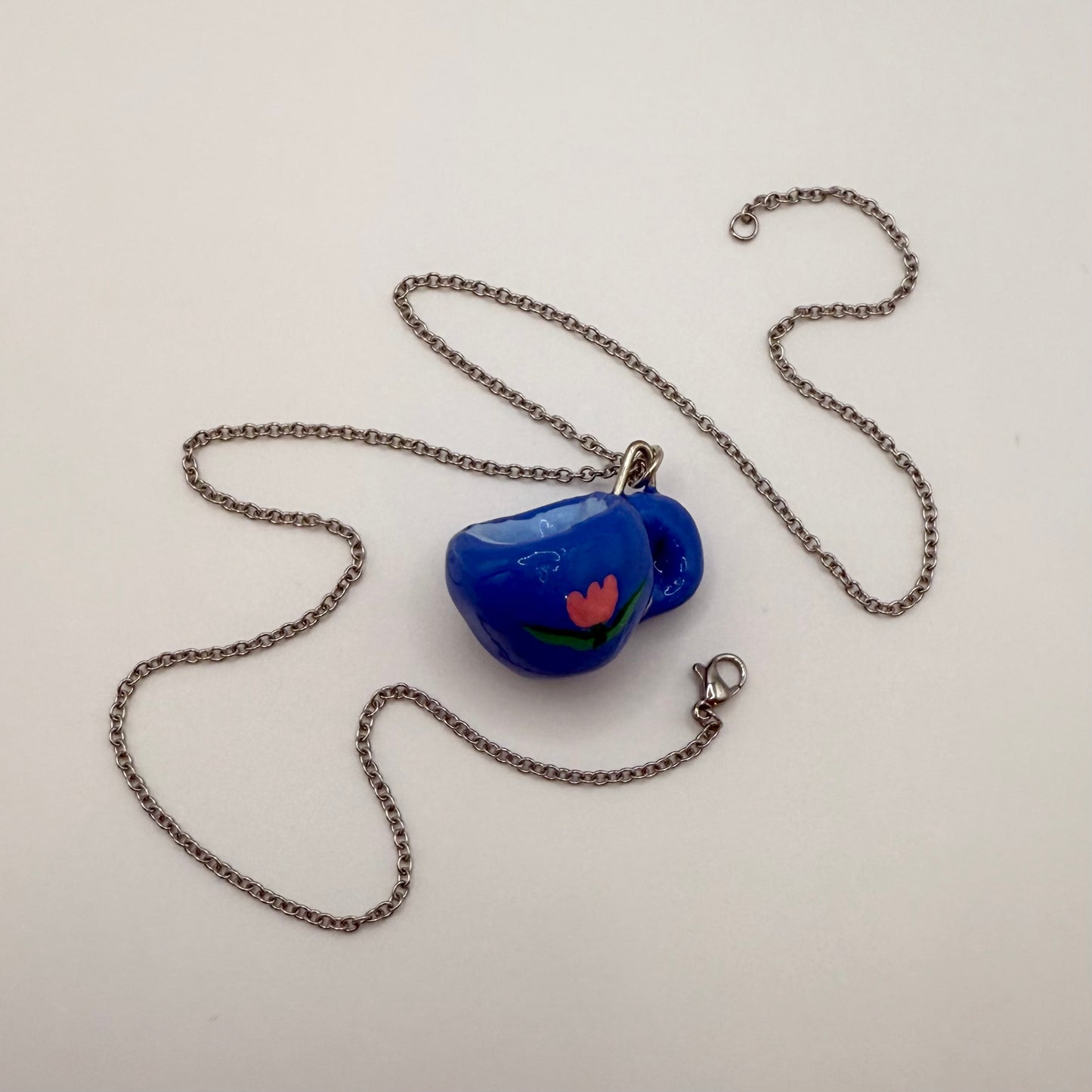 delilah teacup pendant necklace